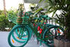 cycles, hotel exterior, garden