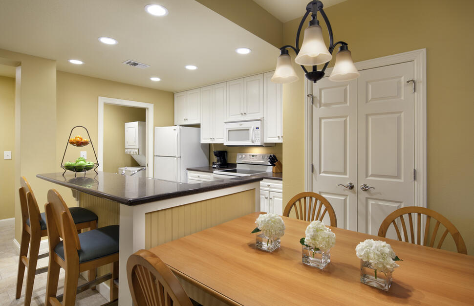 Kitchen and dining area