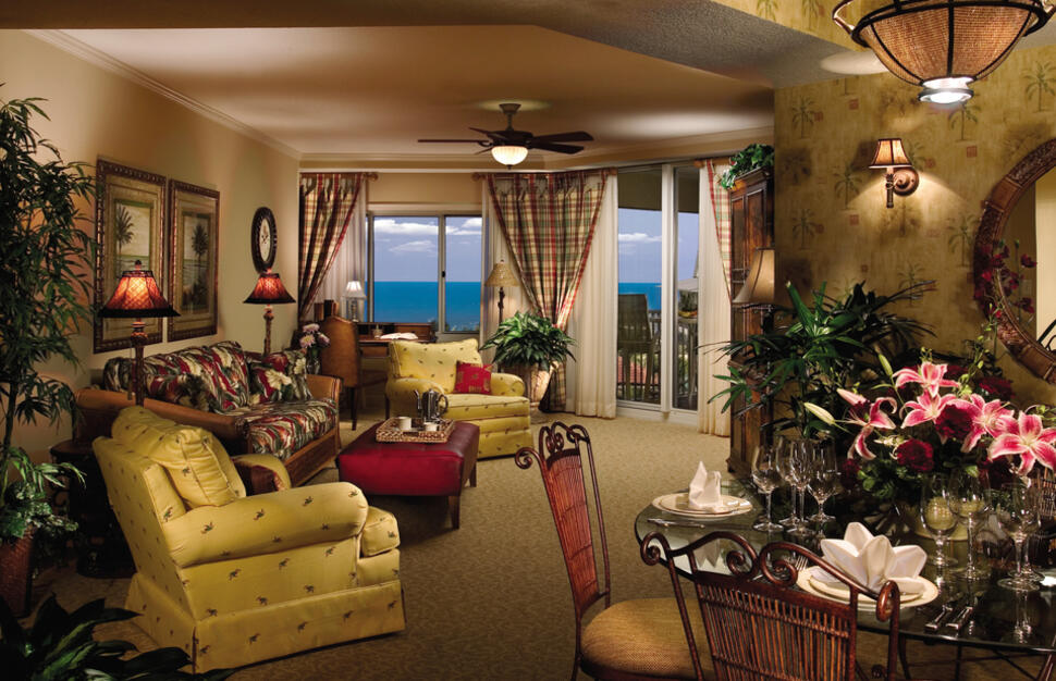 Three Bed Suite lounge area