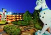 Resort grounds and theming
