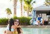 Guests at the pool