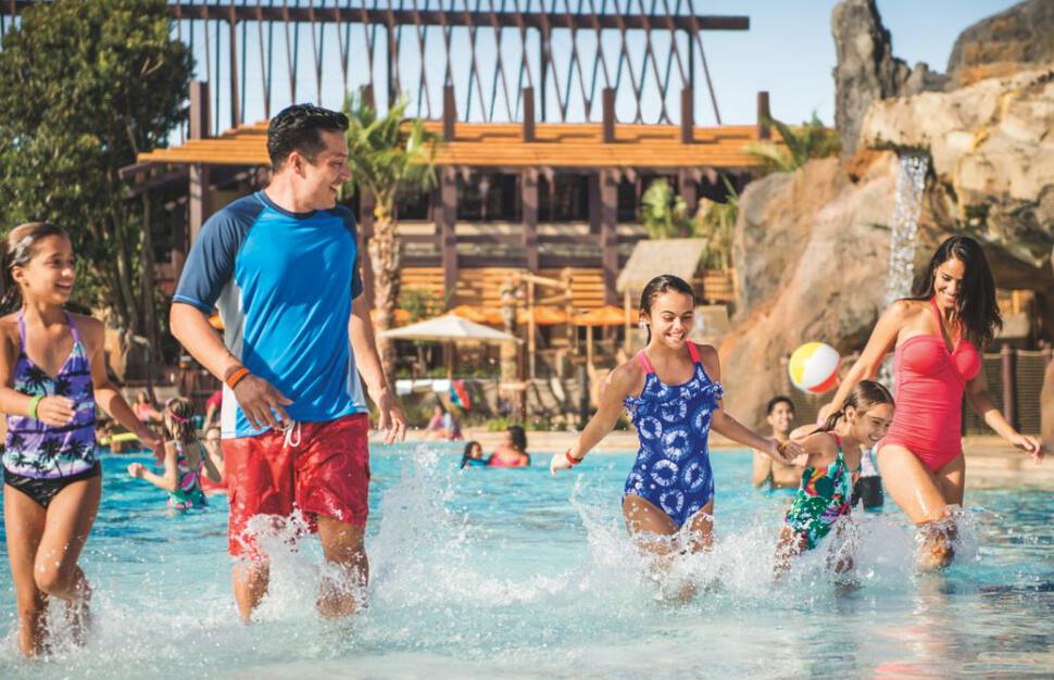 Family in the Lava Pool