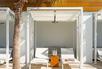 Poolside cabanas