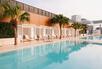 Poolside cabanas