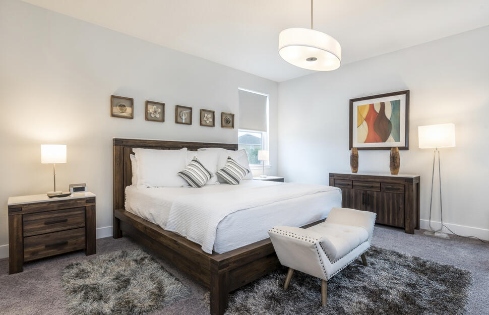 Typical 8-Bed villa master bedroom