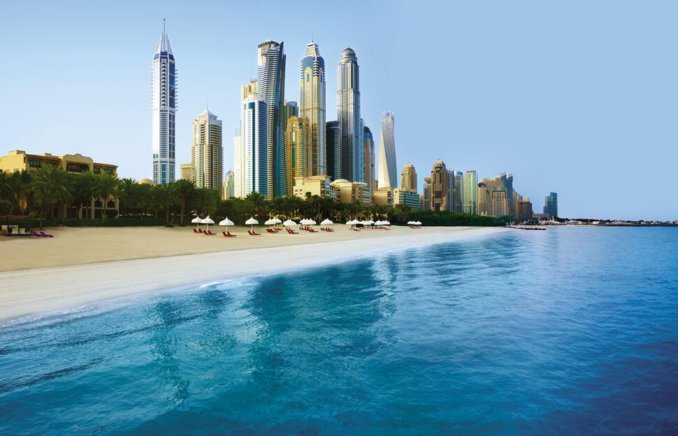 The Palace Esplanade, Night shot, One&Only Royal Mirage, Dubai, Middle East