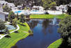Aerial view of the Oak Plantation Villas, Kissimmee, Orlando, Florida, USA.