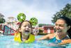 Guests enjoying the pool