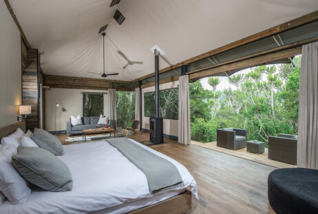 Deck with Fire Pit, Settler's Drift, Kariega Private Game Reserve, South Africa