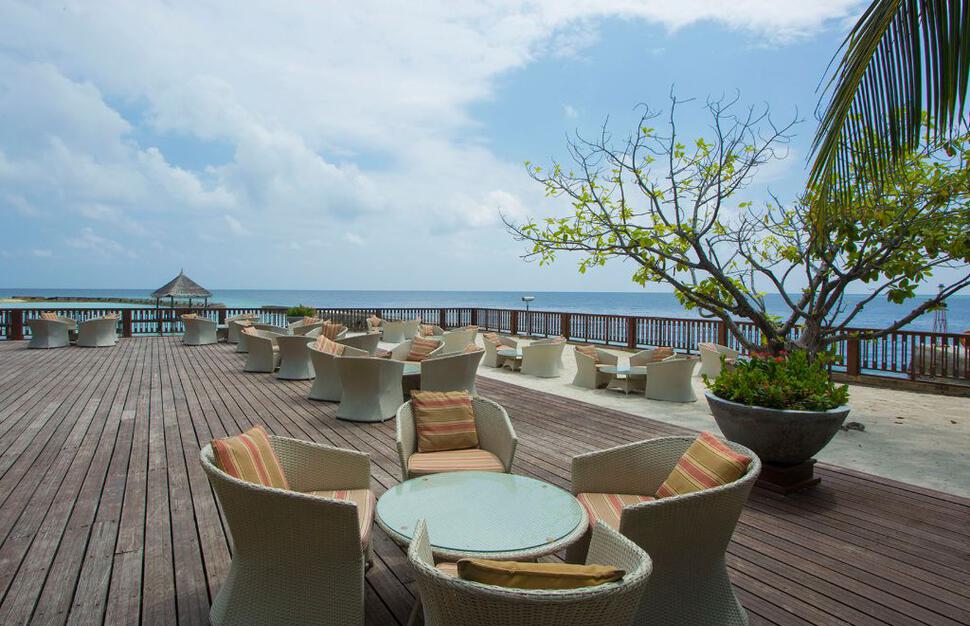 Deck area in a Beach Bungalow
