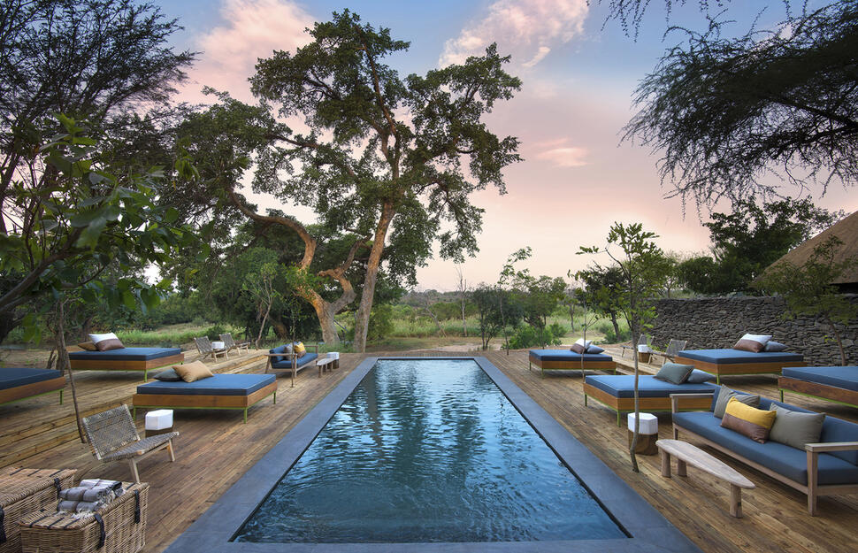 Swimming pool at River Lodge