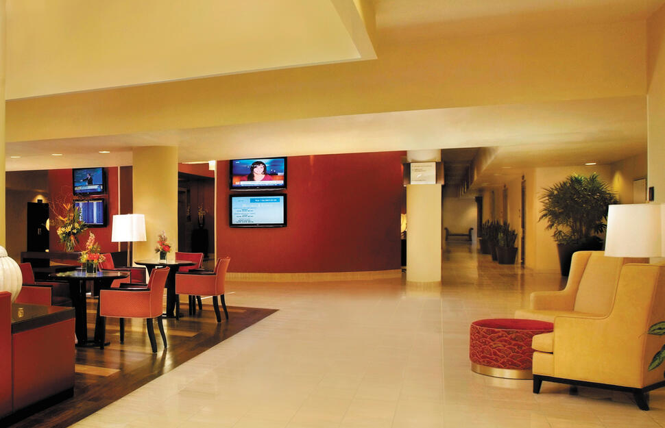 Lobby, Newark Liberty International Airport Marriott