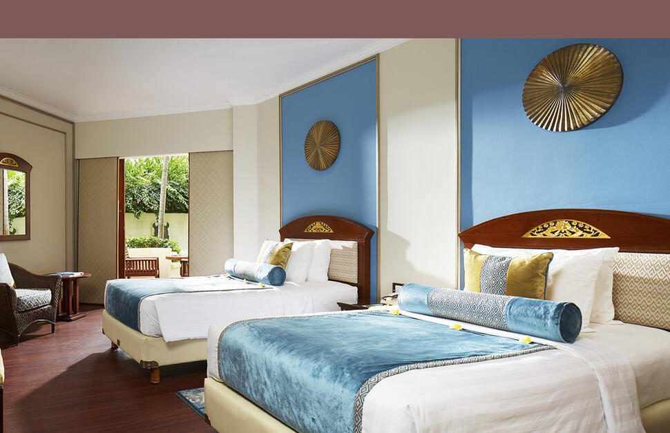 Grand Cafe Restaurant, Grand Mirage Resort and Thalasso, Bali, Indonesia.