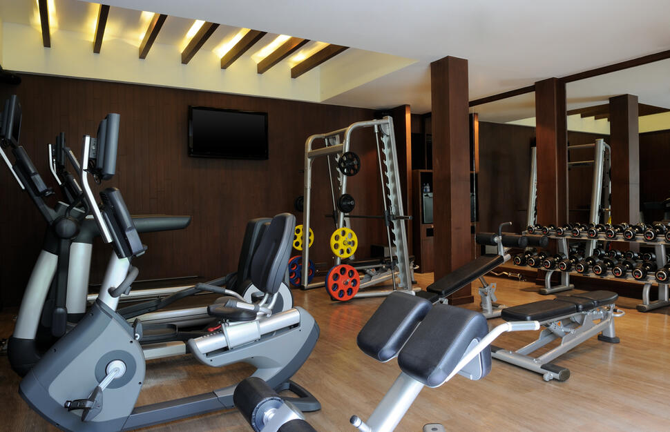 Fitness centre, Le Meridien Koh Samui Resort & Spa, Thailand, Far East.