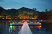 Ocean Dock Restaurant at night, Le Meridien Koh Samui Resort & Spa, Thailand, Far East.