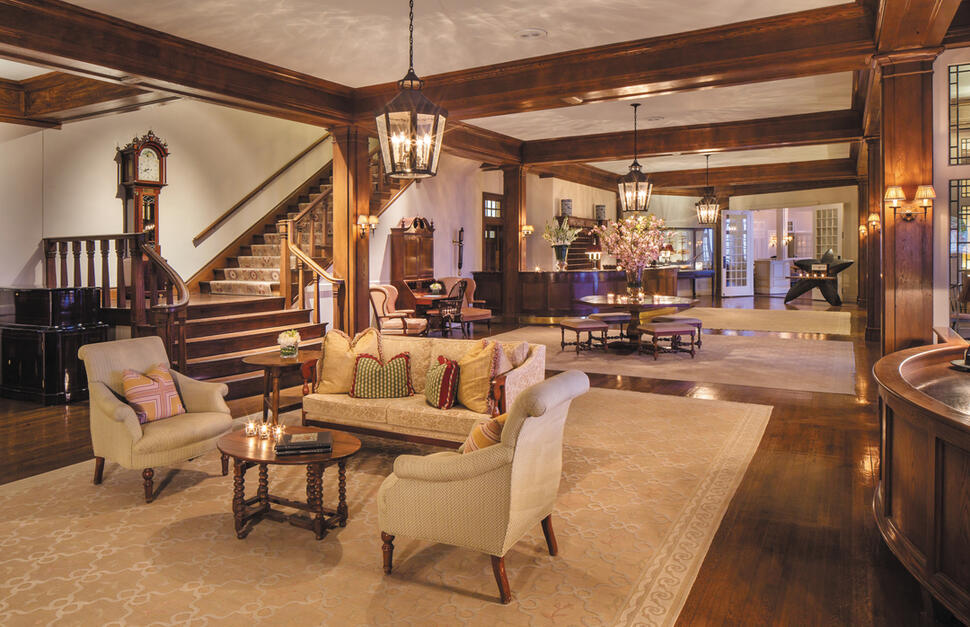 Lobby, Chatham Bars Inn, Cape Cod, New England, East Coast USA.