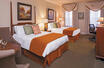 Queen Queen Room, bedroom, St James Hotel New Orleans, Southern USA.