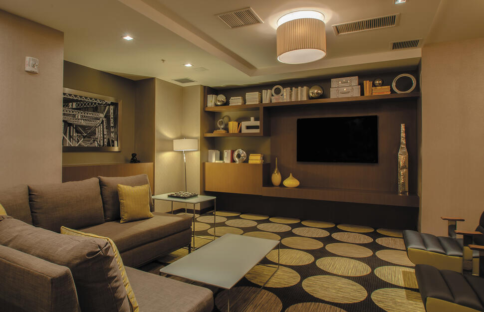 Hearthroom Lobby Seating, Residence Inn New York Manhattan/Midtown East, New York