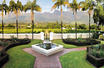 Rose Garden and View of Mountains