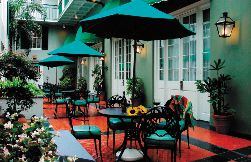 Court yard, Royal Sonesta hotel, New Orleans