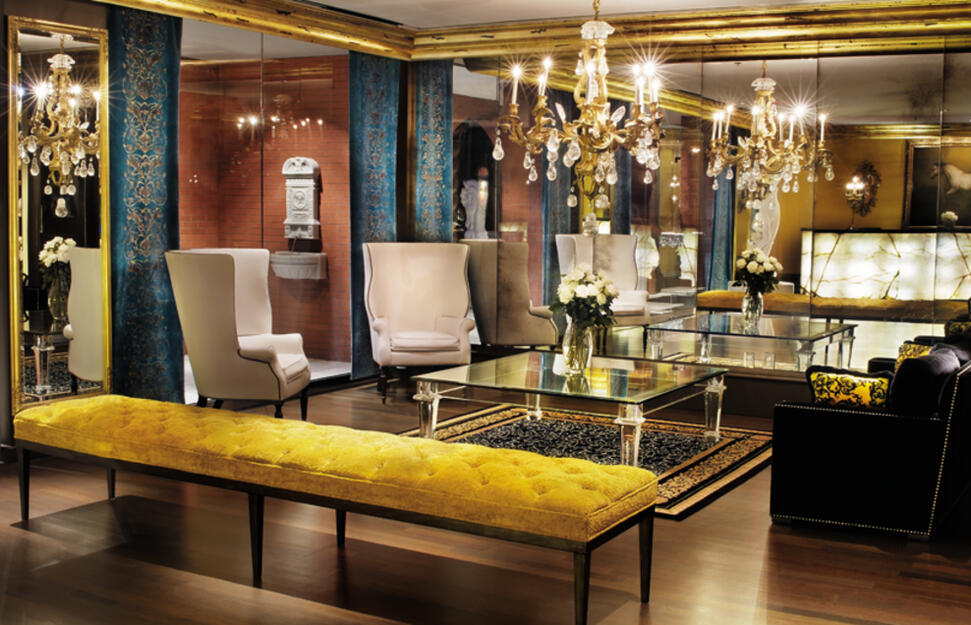 Mansion on Forsyth, Savannah, Georgia. Versace lobby