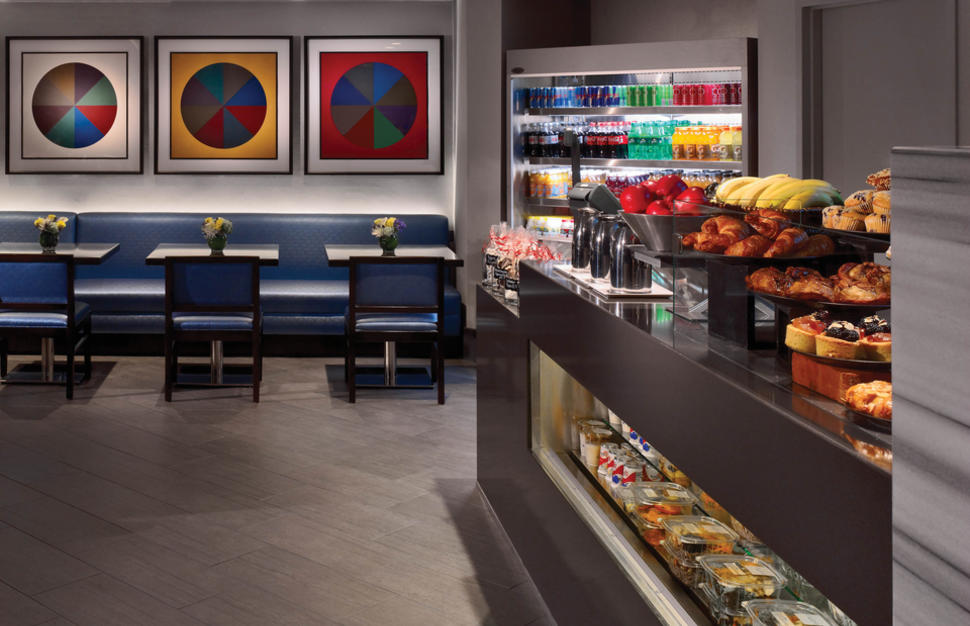 Studio Coffee Shop, Food, Eating, Drink, Cafe, Pastries, Breakfast, Lunch, Royal Sonesta Boston, USA, East Coast