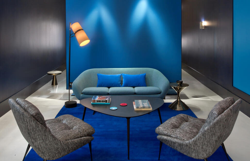 Premium Queen Suite, Lounge, Sofa, Relax, Room, Interior, The William, USA, New York, East Coast