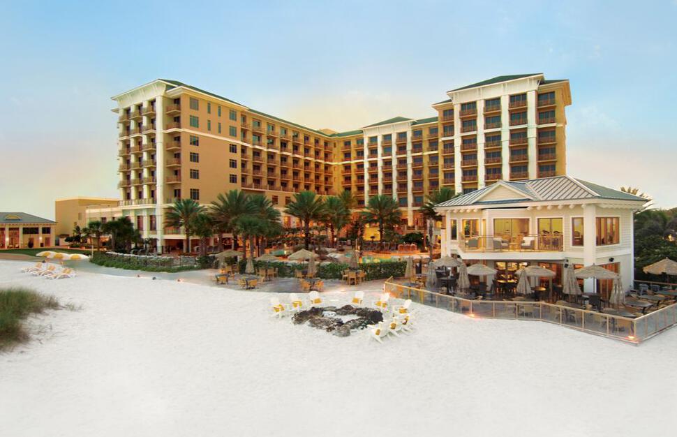 Hotel and beach