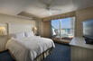 King Guest Room, King-size bed, Balcony, sun lounger, Hampton Inn & Suites Myrtle Beach, South Carolina, USA