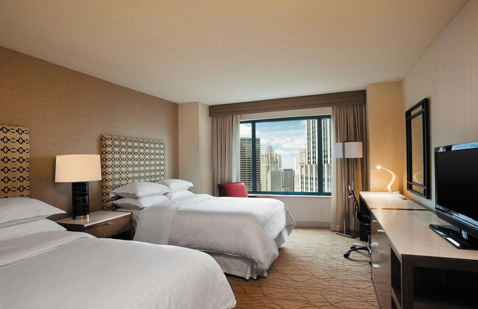 Standard Room, Sheraton Chicago Hotel and Towers, Chicago, USA