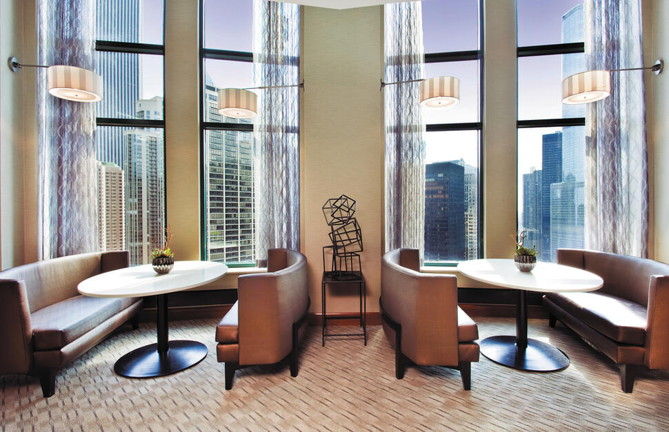 Club Lounge, Sheraton Chicago Hotel and Towers, Chicago, USA