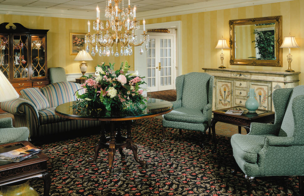 Lobby, John Carver Inn, Plymouth, Massachusetts, USA