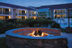 Fire feature in the gardens, Hyannis Harbor Hotel