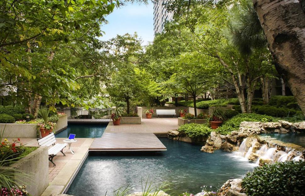 Waterfall garden