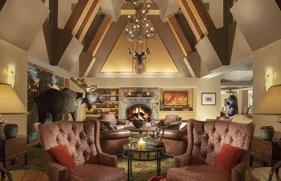 Grand Lobby, North Conway Grand, New Hampshire, USA
