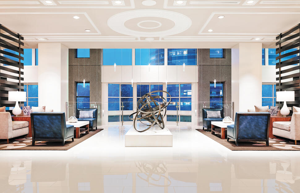 Hotel lobby
