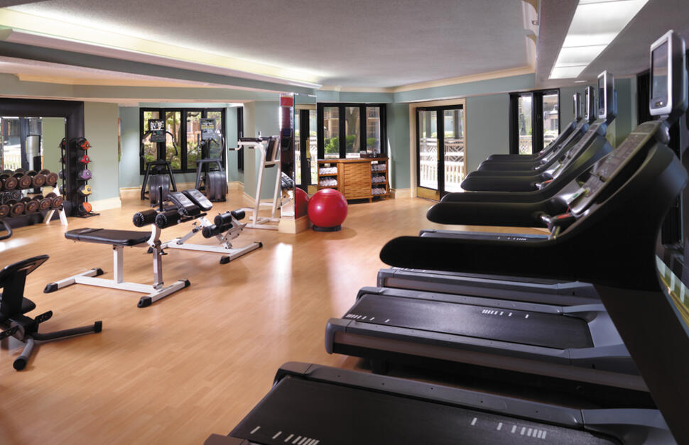 Fitness Centre, Omni Hilton Head Oceanfront Resort, South Carolina, USA