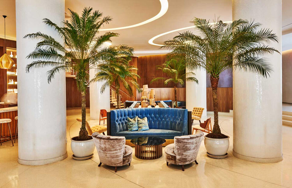 hotel lobby, interior, sofa, chairs