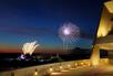 Fireworks view at night