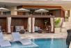 Poolside cabanas