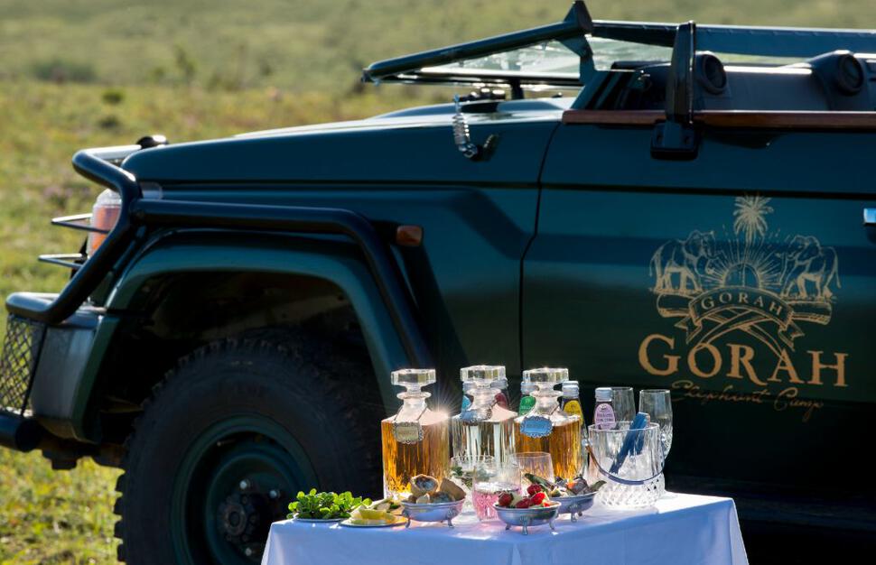 Game drive drink stop