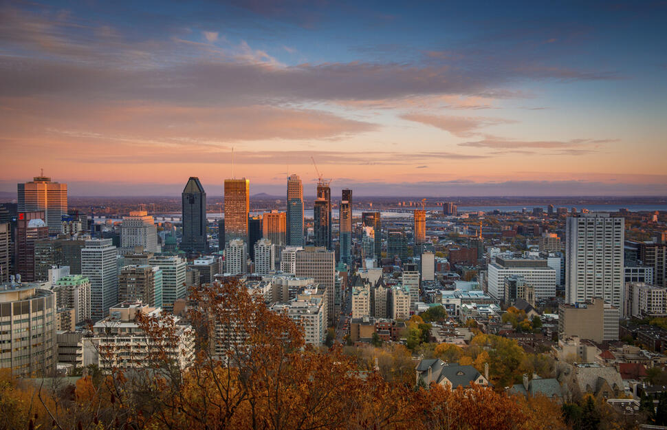 2 nights Montreal, 2 nights Montebello, 3 nights Ottawa