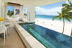 Beachfront One Bedroom Skypool Butler Suite with Balcony Tranquility Soaking Tub