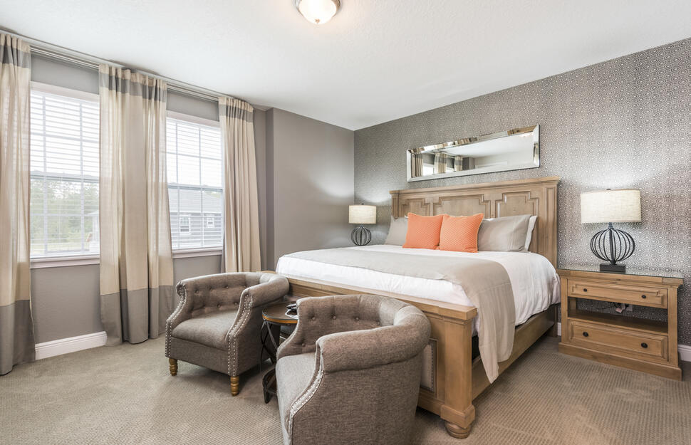 Typical 8-Bed villa master bedroom