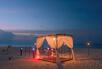 Dining on the beach