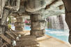 Waterfall and pool area