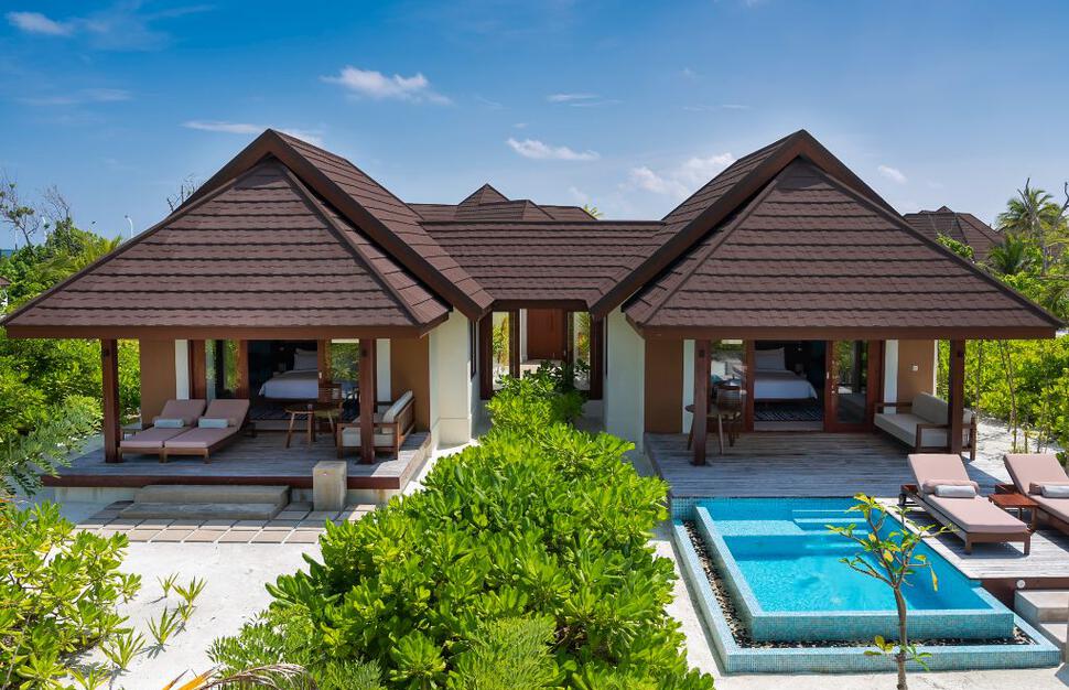Family Beach Villa with Pool