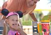 Girl with snacks at Disney's Caribbean Beach Resort