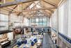 Aerial view of lobby