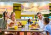Family eating at Landscape of Flavors